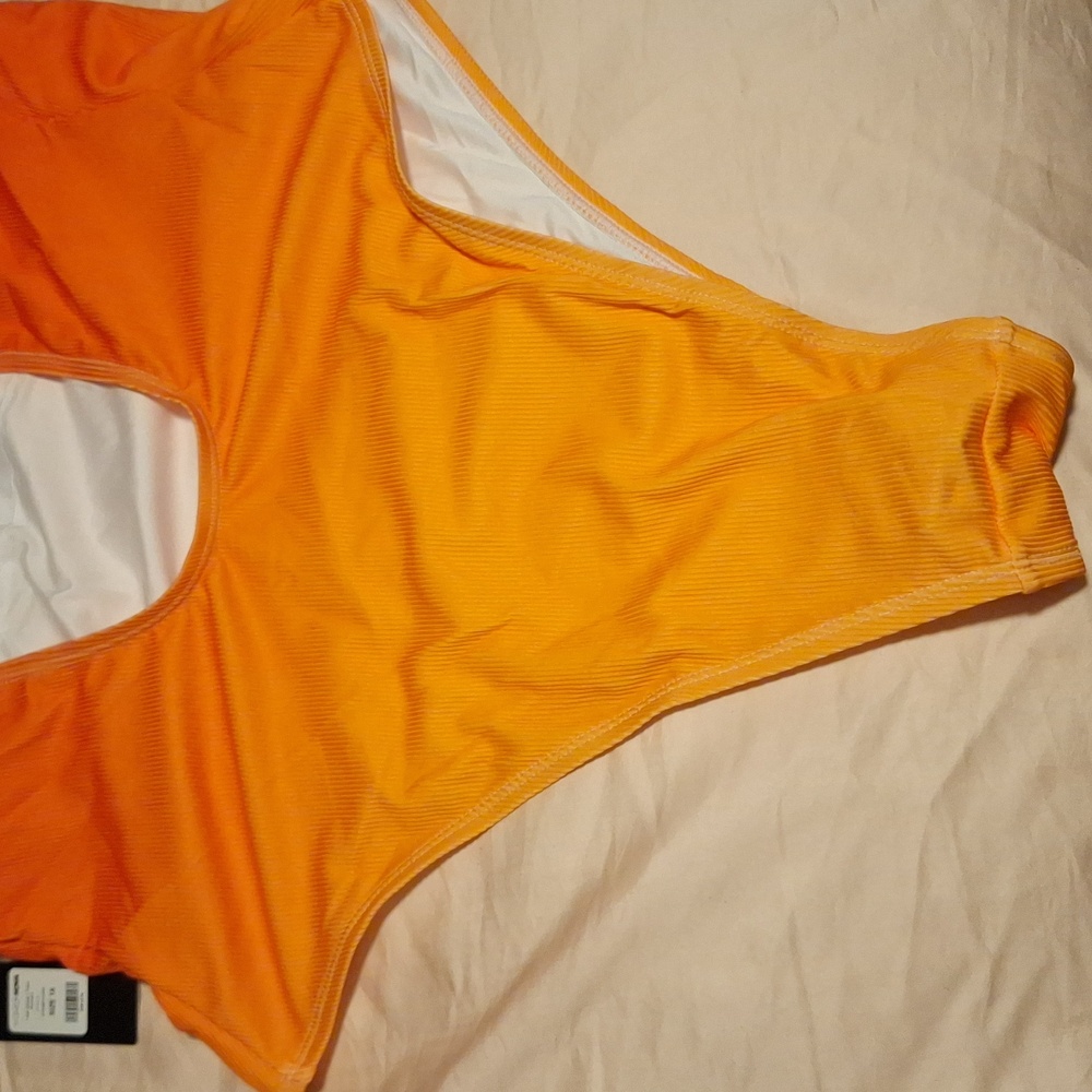 Lillian Ombre 1 Piece Swimsuit - Orange/combo - 1X - Picture 6 of 12